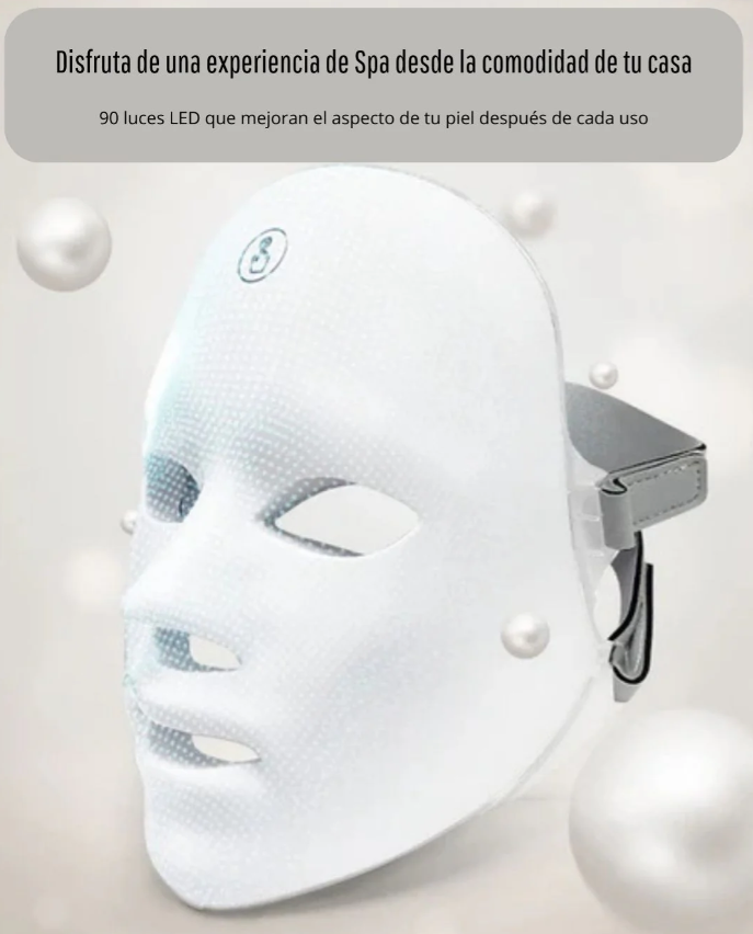 Máscara facial LED