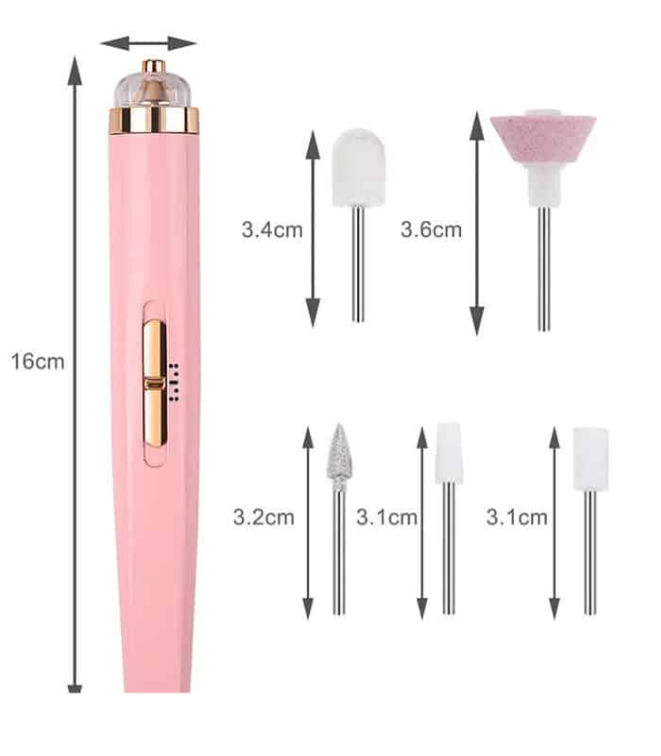 Lima de uñas eléctrica