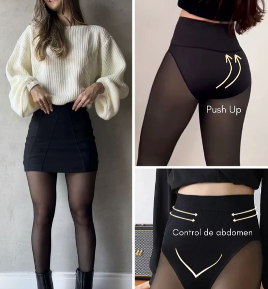 Leggins con terciopelo.