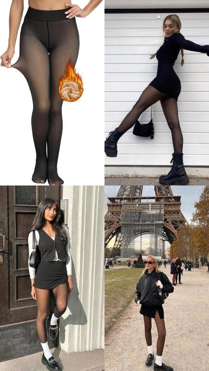 Leggins con terciopelo.